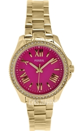 Fossil Różowy/Stal w odcieniu złota Ø29 mm AM4598