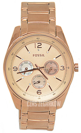 Fossil Różowe złoto/Stal w kolorze różowego złota Ø40 mm BQ1073
