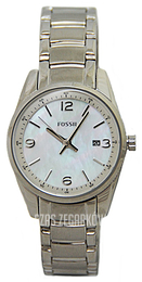 Fossil Jeanne Biały/Stal Ø31 mm BQ1074