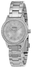 Fossil Biały/Stal Ø25 mm BQ1097