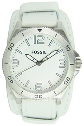 Fossil Biały/Skóra Ø45 mm BQ1168