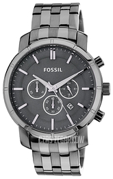 Fossil Szary/Stal Ø46 mm BQ1282