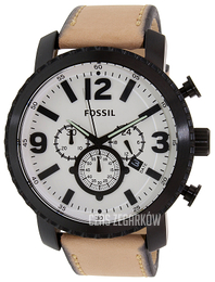 Fossil Biały/Skóra Ø50 mm BQ2051