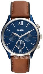 Fossil Multifunction Niebieski/Skóra Ø44 mm BQ2402