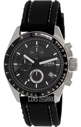 Fossil Decker Czarny/Guma Ø42 mm CH2573