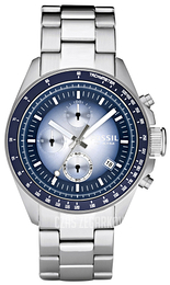 Fossil Decker Niebieski/Stal Ø44 mm CH2589