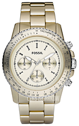 Fossil Stella Żółte złoto/Stal w odcieniu złota Ø44 mm CH2708