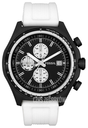 Fossil Dylan Czarny/Guma Ø44 mm CH2778