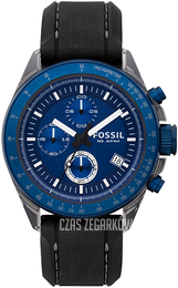 Fossil Niebieski/Guma Ø44 mm CH2784