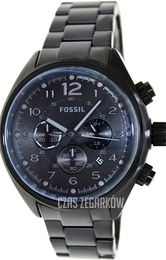 Fossil Flight Czarny/Stal Ø46 mm CH2803