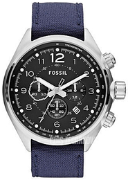 Fossil Czarny/Tkanina Ø46 mm CH2807