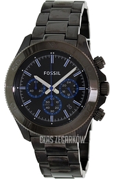 Fossil Retro Traveler Czarny/Stal Ø45 mm CH2869