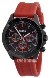 Fossil Retro Traveler Czarny/Guma Ø45 mm CH2871
