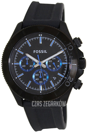 Fossil Chronograph Czarny/Guma Ø45 mm CH2875