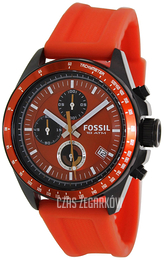 Fossil Chronograph Pomarańczowy/Guma Ø43 mm CH2877