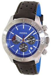 Fossil Niebieski/Skóra Ø45 mm CH2893