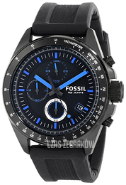 Fossil Czarny/Guma Ø42 mm CH2897