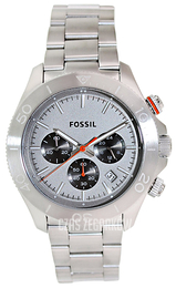 Fossil Szary/Stal Ø47 mm CH2901