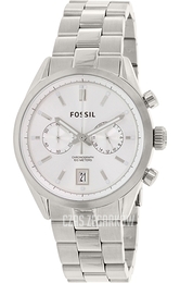 Fossil Srebrny/Stal Ø43 mm CH2968