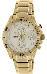 Fossil Wakefield Żółte złoto/Stal w odcieniu złota Ø45 mm CH2974