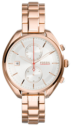 Fossil Land Racer Srebrny/Stal w kolorze różowego złota Ø38 mm CH2977