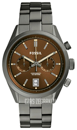 Fossil Del Rey Brązowy/Stal Ø45 mm CH2992
