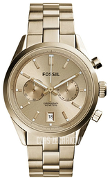 Fossil Żółte złoto/Stal w odcieniu złota Ø45 mm CH2993