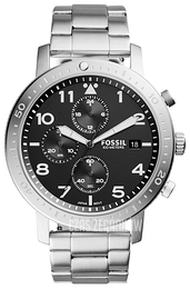 Fossil Czarny/Stal Ø46 mm CH3082