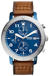 Fossil Niebieski/Skóra Ø46 mm CH3085