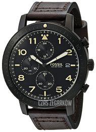 Fossil Czarny/Skóra Ø46 mm CH3086