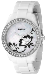 Fossil Stella Biały/Plastik Ø36.5 mm ES2439