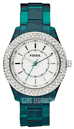 Fossil Glitz Biały/Plastik Ø37 mm ES2452