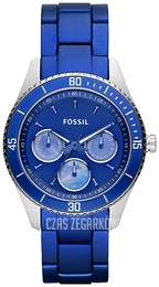 Fossil Multifunction Niebieski/Stal Ø37 mm ES3035