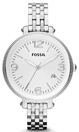 Fossil Heather Biały/Stal Ø42 mm ES3129