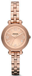 Fossil Heather Różowe złoto/Stal w kolorze różowego złota Ø26 mm ES3136