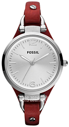 Fossil Czerwony/Skóra Ø32 mm ES3147