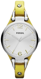 Fossil Georgia Srebrny/Skóra Ø32 mm ES3220