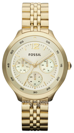 Fossil The Editor Żółte złoto/Stal w odcieniu złota Ø39 mm ES3248