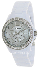 Fossil Riley Srebrny/Żywica z tworzywa sztucznego Ø38 mm ES3252