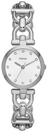 Fossil Olive Biały/Stal Ø28 mm ES3348
