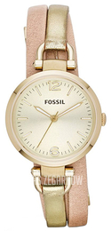Fossil Zloty/Skóra Ø32 mm ES3410