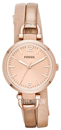 Fossil Zloty/Skóra Ø32 mm ES3411