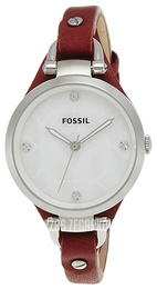 Fossil Biały/Skóra Ø32 mm ES3416