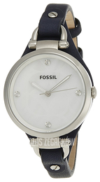 Fossil Biały/Skóra Ø32 mm ES3417