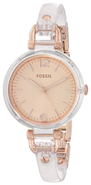 Fossil Georgia Biały/Żywica z tworzywa sztucznego Ø32 mm ES3482