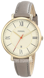 Fossil Żółte złoto/Skóra Ø36 mm ES3486