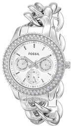 Fossil Srebrny/Stal Ø37 mm ES3498