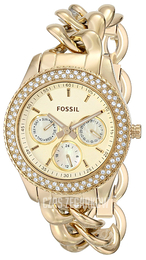 Fossil Zloty/Stal w odcieniu złota Ø37 mm ES3499