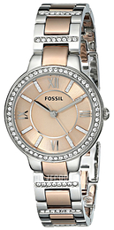 Fossil Różowe złoto/Stal w kolorze różowego złota Ø30 mm ES3697