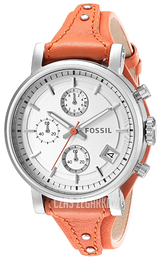 Fossil Srebrny/Skóra Ø38 mm ES3768